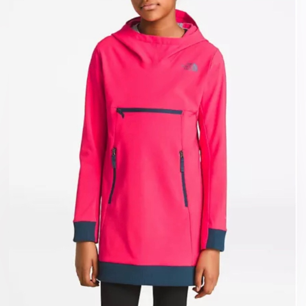 The North Face girls Tekno pullover hoodie Jacket size medium 10/12